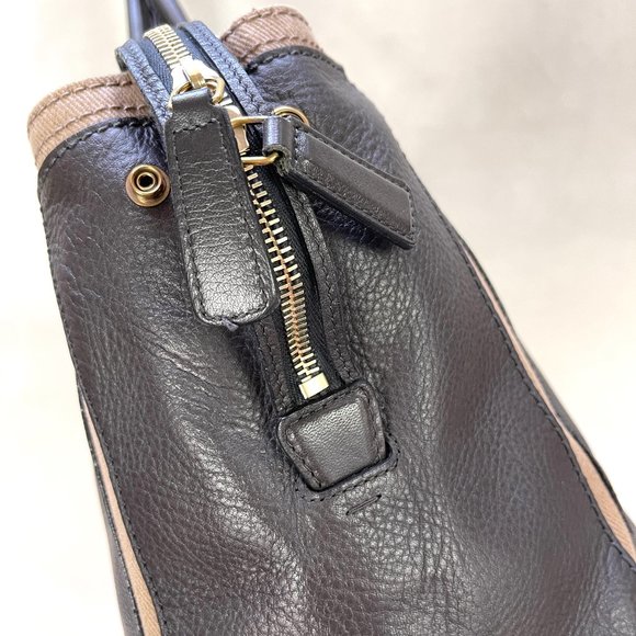 Auc YSL The Muse Two Cabas Mocco Lamb Leather Satchel/Tote $2200 - Picture 6 of 17